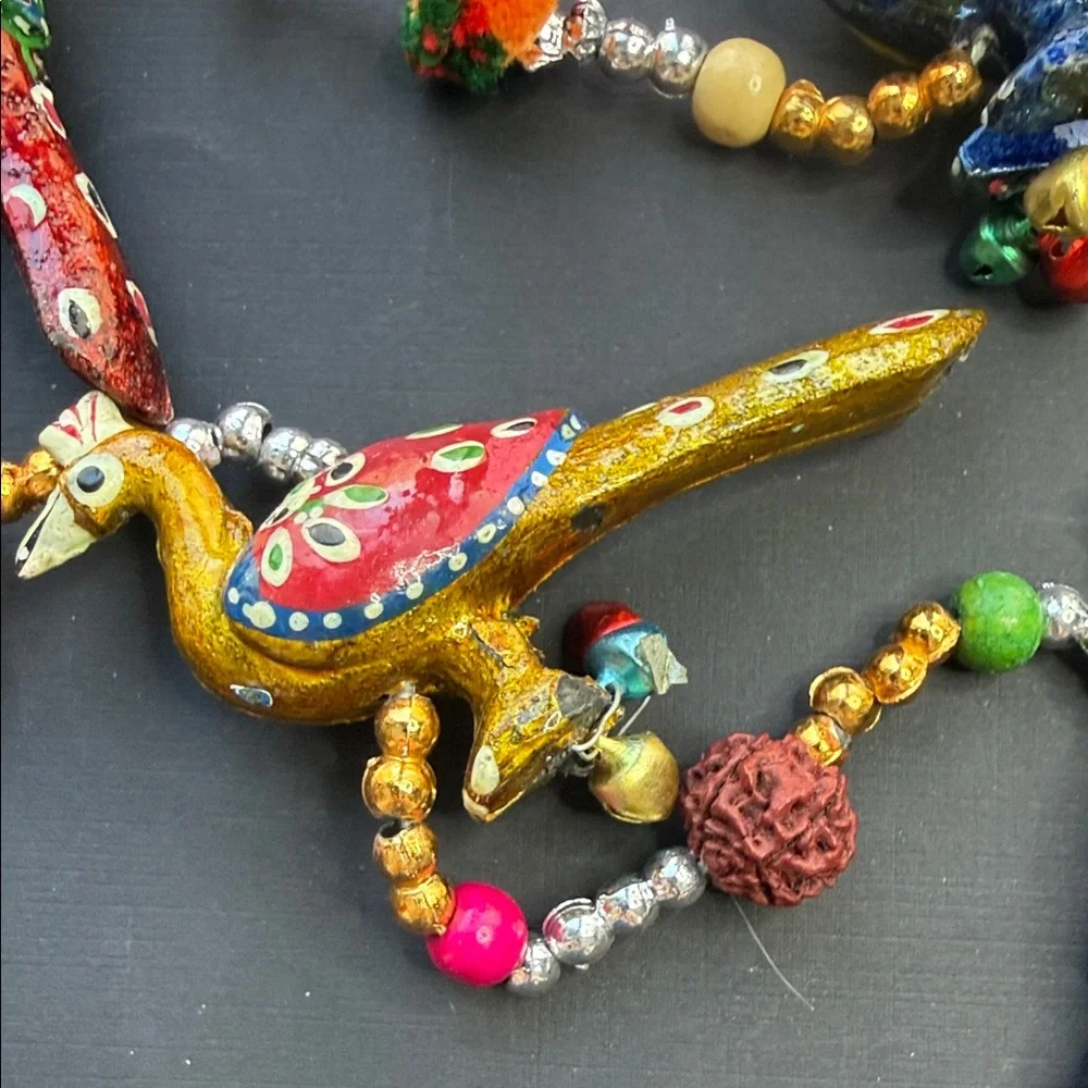 HANDICRAFT PEACOCK WALL/DOOR HANGING TORAN/SHOWPIECE/